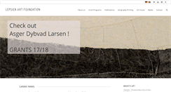 Desktop Screenshot of lepsien-art-foundation.com